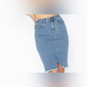 Noisy May Light Blue Denim Waistband